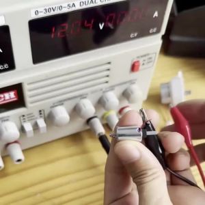 ★1 Piece DIY Fingerprint Lock DC 7.4V 9V 12V Mini Round 10MM Cylinder Suction Push-Pull Type Linear Solenoid Electromagnet