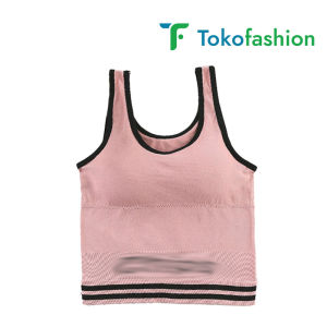 Tokofashion Tanktop Style Sport Bra Pakaian Dalam Wanita High Quality Fashion Wanita BR364