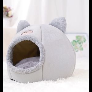 Washable Cartoon Pet Sleeping Bed for Cat Dog House Cat Bed Cat Dog House Sleeping Bed Detachable and Portable