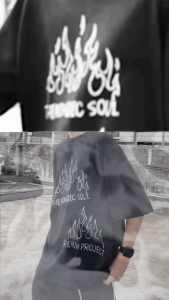 RENIM PROJECT The Nomadic Soul Metric Logo เสื้อยืดแขนสั้นคอกลม สีขาว  ผ้า Cotton 100% Casual Style สำหรับผู้ชาย