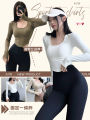 Annerun Integrated Cup สปอร์ตบรา เสื้อท่อนบน โยคะฟิตเนสวิ่งแขนสั้น ผู้หญิง รัดรูป เสื้อยืดพอดี ระบายอากาศได้ดี Moisture Wicking. 