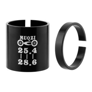 MUQZI Xe Đạp Dĩa Adapter Hợp Kim Nhôm Chuyển Đổi Cập 25.4-28.6mm 28.6-31.8mm Cho MTB Đường Xe Đạp Thân Điều Chỉnh