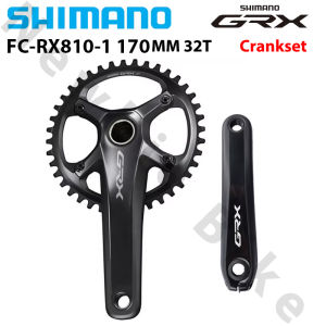 SHIMANO | SHIMANO GRX RX810 1x11Speed Gravel Crankset for Road Bike FC-RX810-1 170MM 42T ChainWheel Original Bicycle Parts