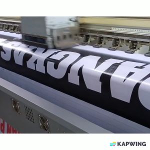 Banner Spanduk DAPAT 2PCS Spanduk bakso ikan ukuran 100x50