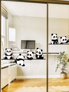 Modern Minimalist Glass Window Decals Living Room Kitchen Sliding Door Decor Static Cling Warning Stickers Weidear Brand PVC Material