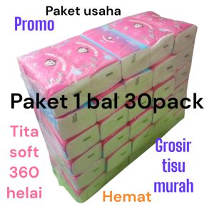 tisu tita soft 360 helai paket usaha grosir 1 bal 30 pack serbaguna halus kuat keluarga Indonesia