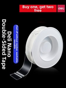 deli | Nanotechnology Strong No Trace Wall Fixation Double Sided Tape