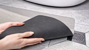 ODOROKU Anti Slip Diatomite Soft Mat Adsorbent & Quick Dry Diatomaceous Earth Bath Mat Soft Mat Toilet Mat Bathroom Mat Floor Mat Kitchen Mat
