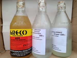 Greco Super power adhesive 405 + Adhesive remover 160ml + Primer 160ml for Reglue/repair shoes/sandals