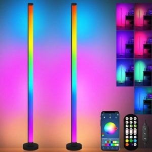 LED Atmosphere Lamp Floor Lamp RGB Remote Control and APP Control Music Synchronization Lighting Esports Game Mood Table Lamp