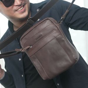 Lancaster Polo Mens Top Grain Leather Shoulder Bag / Crossbody Bag - PBI 30801 / PBI 30802