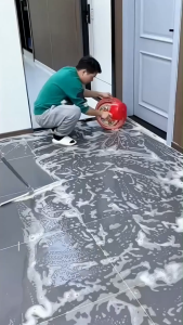 【Free Gift】60x60cm PVC Imitation Marble Floor Stickers Self-adhesive Wall Stickers Waterproof For PVC Thick Wall Sticker Self Adhesive Tiles Floor Stickers Marble Bathroom Ground Wallpapers waterproof Bedroom living Room Bathroom Decoration
