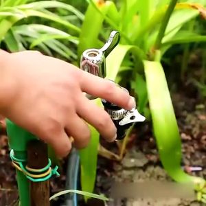 COD Cepat Sprinkler Air Taman 360 Derajat Otomatis 12 Lubang nozzle sprayer / Kincir Air Penyiram tanaman berputar 360 taman otomatis pertanian Penyiraman Tanaman Bunga Taman Rumput Outdoor - Pijar