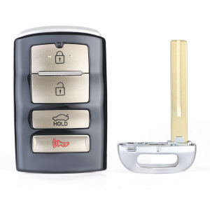 KEYECU For KIA Cadenza K900 2014 2015 2016 2017 Smart Remote Car Key Shell Case Cover 3/4 Buttons Fob No Battery Holder