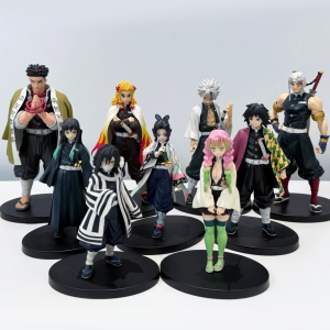 Bandai | Anime Demon Slayer Kimetsu no Yaiba Figure 18cm Nezuko Tanjirou Mitsuri Shinobu Zenitsu Kyoujurou Action Figural Model Toy Gifts