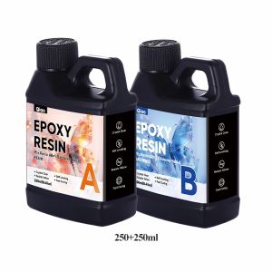 Crystal Clear Epoxy Resin Kit for River Tables Art Casting & Coating | High Gloss Bubble-Free Formula Epoxy Resin
