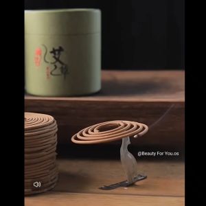 天然盘香 4小时【48片装】| 檀香 沉香 艾草 崖柏 | Natural Coil Incense 4 Hours | Sandalwood Agarwood Mugwort Cypress | 48 Pieces