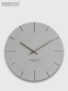 Nordic Style Wall Clock Silent Living Room Decorative Hanging Clock Simple Modern round Face Home Use Quiet Watch