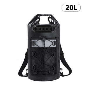 20L/30L Waterproof PVC Dry Bag Women Men Swimming Backpack Kayak Trekking Drifting Rafting Surfing Boating Outdoor Sport Bag