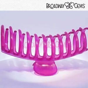 BROADWAY GEMS Hairclamp Changing Color Hotdog Design