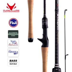 PURELURE STREAM 4 Section Ultralight Travel Rod UL/L 1.96m 2.01m Partner Portable Trout Spinning Casting Fishing Rod Fuji Alconite Ring Fuji Reel Combo Fast Action