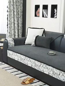 Heavy Duty High Gram Weight Chenille Sofa Cushion Four Seasons Use Anti Slip One Piece Protector Thick Fabric Comfortable Support Wear Resistant Stain Proof Fit Most Sofa Brands Home Decoration Long Lasting Sofa Cushion