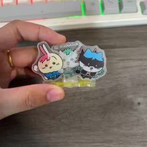Bandai | Trang Trí Bảng Hiệu Acrylic Hoạt Hình Usagi Hachiware Phong Cách Dễ Thương Trang Trí Nội Thất Ô Tô & Trang Trí Bàn Ăn Dành Cho Người Hâm Mộ Bandai ACG