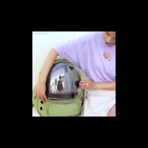 MEIANVU Pet Carrier Portable Cat Bag Breathable Space Capsule Large Capacity Backpack for Outdoor Travel