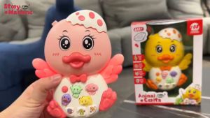 REDFIRE TOYS MAINAN EDUKASI DINI PIANO BEBEK DUCK LAMPU MUSIK LAGU INDO