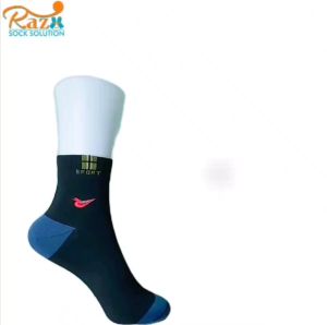 QISHEN Kaos Kaki Olahraga Premium Bahan Cotton Combed