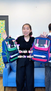 Balo Học Sinh TNBags Smart Green TN.B 3111 Thiết kế thời trang chống thấm nước và ít phai màu