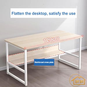 Computer Desk Desktop Table With Bookshelf Integrated Study Writing Desk Home Bedroom Modern Minimalist Office Table And Chair Multifunctional Storage Furniture For Student Workspace Space Saving