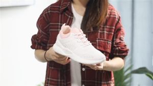 New 2023 Korean Fashion Sport Shoes Running Shoes for Lady Rubber Outdoor Sports Fitness Shoes Jogging Shoes