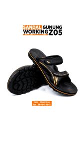 Sandal Gunung Kasual Pria Bahan Kulit Working Z-05 Size 39 s/d 43 Sandal sports hiking casual
