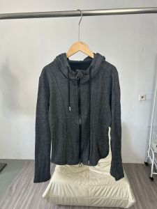 Slim Fit Fleece Lined Hooded Jacket Womens Zipper Cardigan Long Sleeve Autumn Winter Outerwear Fishbone Line Splicing