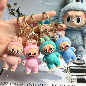 Cartoon Labubu Small Sheep Keychain: A Girls' Backpack Gift