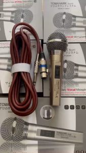 Micro Karaoke Có Dây Tomahawk Made in Japan cao cấp thu âm nhạy hút tiếng Mic cho dàn karaoke loa kéo
