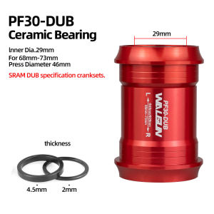 PF30 Press Fit Bike Bottom Bracket Ceramic Sealed Bearing 68-73mm PF3024 PF30DUB PF4630 PF4624 PF4629 for Road MTB Bicycle Crank