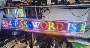 LED PROGRAMMABLE LED SIZE 21CMX165CM