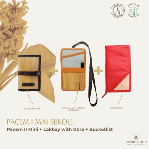 PACEM II MINI Pocket Binder LAKBAY Card Holder & OBRA Lanyard Bundle Set by Jacinto and Lirio