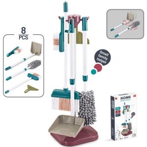Children Cleaning Toy Set Pretend Play Housekeeping Vacuum Cleaner Broom Girl Boy Kids Gift | Mainan Pembersihan Kanak