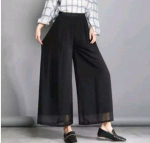 CELANA KULOT WANITA DEWASA KAIN SIFON CERUTY BABYDOLL FULL PURING BAHAN JATUH TERBARU TERMURAH TERLARIS