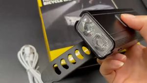 OKY 2-in-1 Bicycle Light + Powerbank (2000mAh) USB Rechargeable Alloy LED Waterproof MTB Road Bike Flashlight