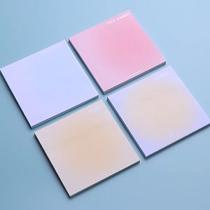 Gradient Solid Color Sticky Notes 50 Sheets Student Mark Message Notes School Stationery Supplies