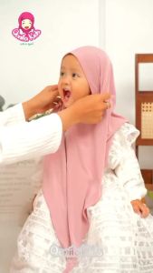 QONITA KIDS - PASTAKIDS (0 - 7th) Hijab Bergo Anak Perempuan syari muslim cantik nyaman Simple kerudung bayi Newborn usia 1 2 3 4 5 6 7 tahun bahan Jersey adem jilbab anak TK Premium