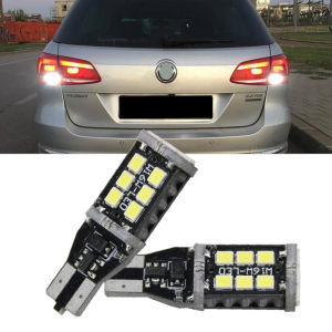 Đèn Hậu LED 2PC VW VOLKSWAGEN Passat B7 T15 W16W 12V Không Lỗi Canbus Chip 2835 Kiểu Dáng Xe Hơi Đèn Xi Nhan