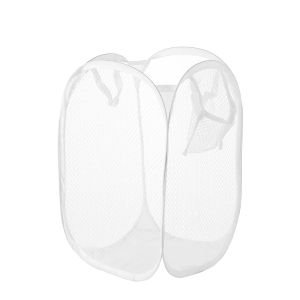 1 Giỏ Đựng Đồ Giặt Có Khung Gấp Gọn Túi Lưới Sắp Xếp Đồ Dùng Hiện Đại Bằng Polyester Dùng Để Đựng Vải Trong Phòng Tắm