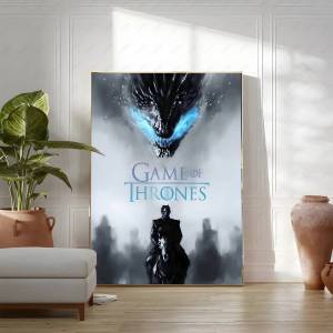 Bandai | G-Game-Of-Thrones Dragon Classic Poster Water Proof Paper Print Room Decor Stickers Art Wall Decoration Bedroom Living Room