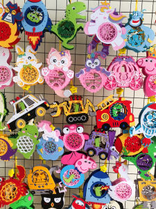 Handmade Dinosaur Lantern Cartoon No-Woven Fabric Portable Small Flower Lantern for Childrens Day Spring Festival Decorations