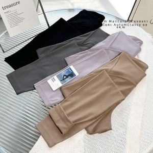 กางเกงโยคะทรงเข้ารูปเอวสูง ผ้าไนลอน ระบายอากาศได้ดี ดูดซับเหงื่อ กางเกงขายาวทรงสลิมฟิตสำหรับผู้หญิง ทรงสลิมฟิต ทรงสลิมฟิต